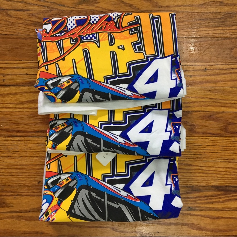 John Andretti NASCAR T Shirt #43 NWOT Rare - Picture 6 of 6